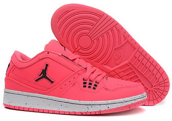 Womens Air Jordan Retro 1 Low Pink Black Inexpensive